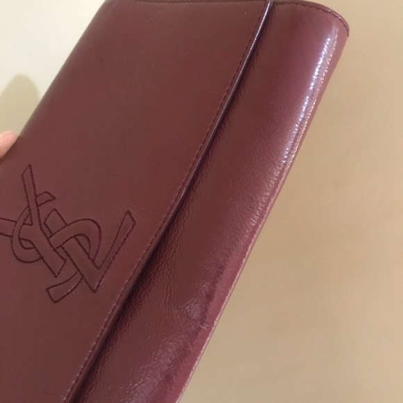 SOLD ✨ YSL Belle de Jour Large Patent Clutch - Picture 10 of 10